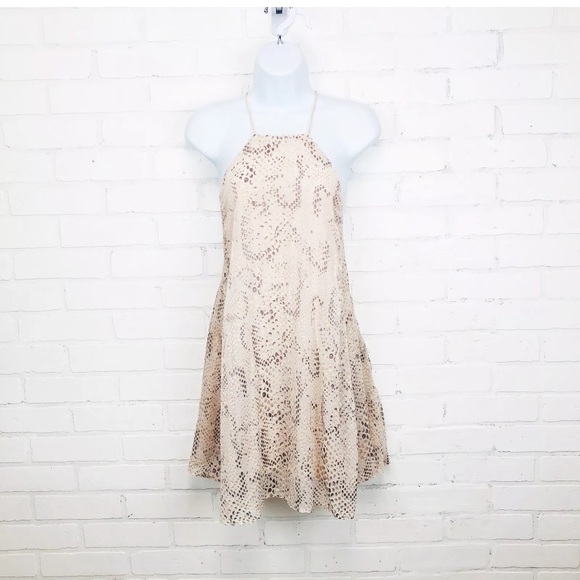 Urban Outfitters Dresses & Skirts - Silence + Noise Dress Snakeskin Print Mini Dress